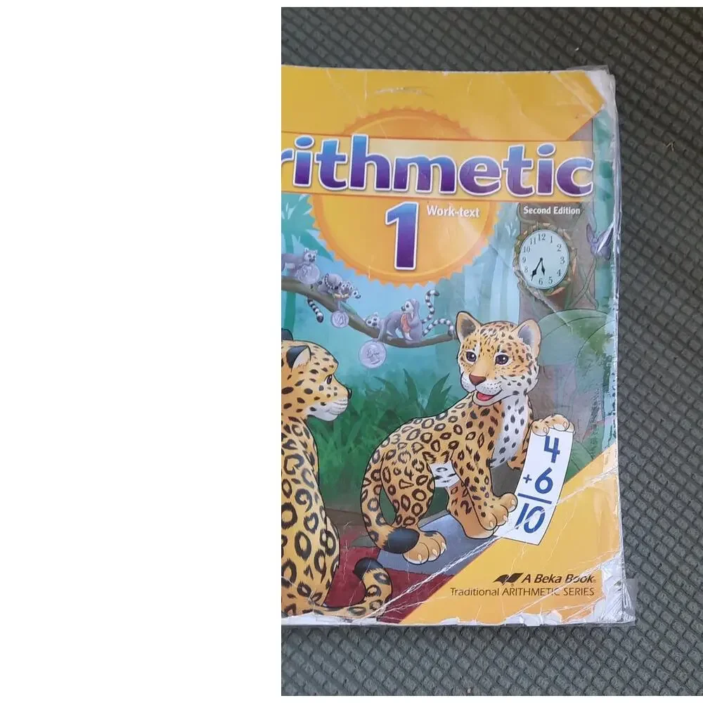 Abeka Math Arithmetic 1 Work Text Quiz Tests Speed Drills Answer Key Teacher Set